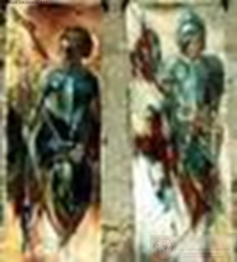 JEANNE II, JEANNE III, 198 x 75 cm (77 x 29)